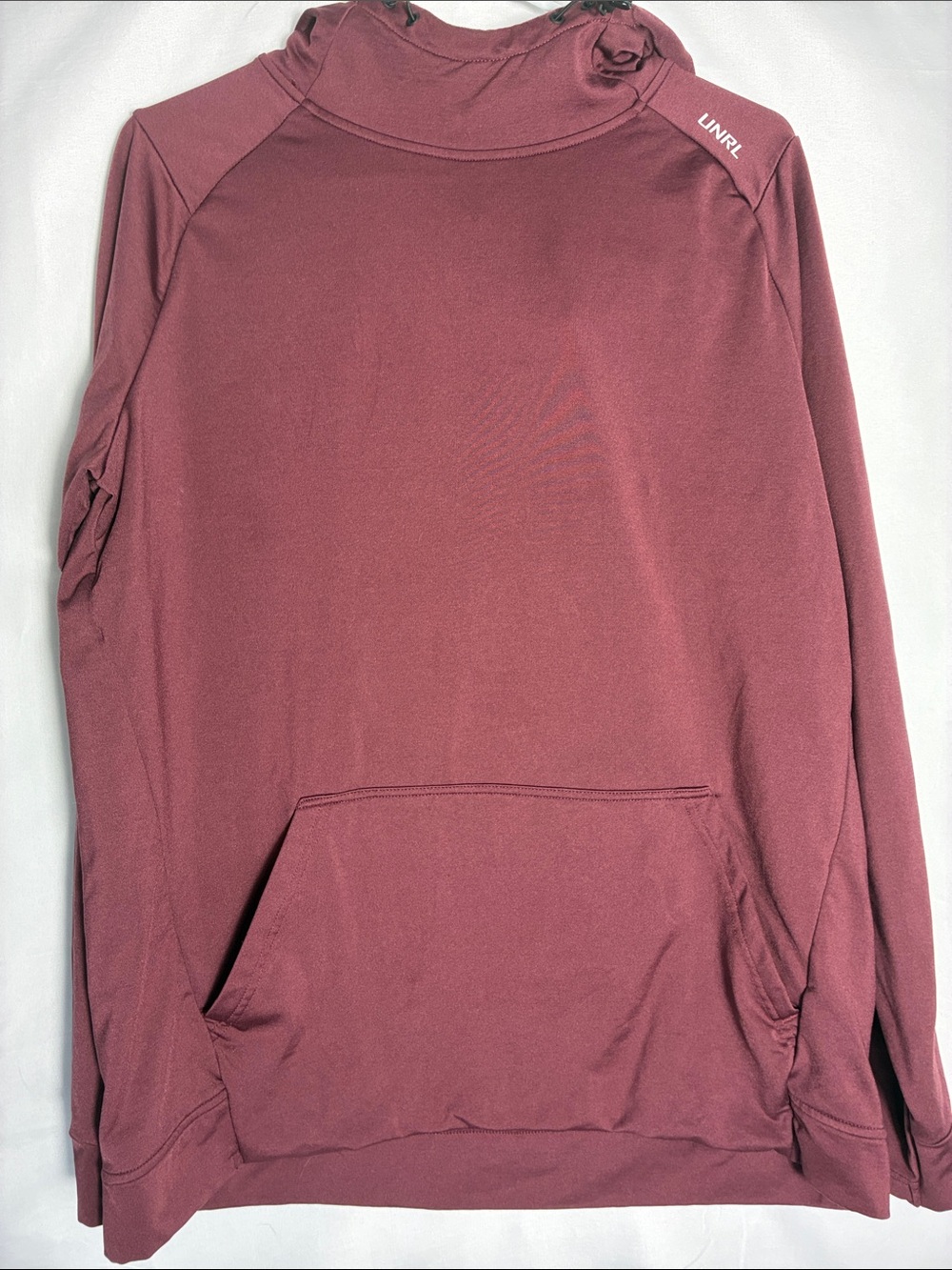 UNRL Crossover Hoodie II "Rosewood" / Maroon colorway size Large